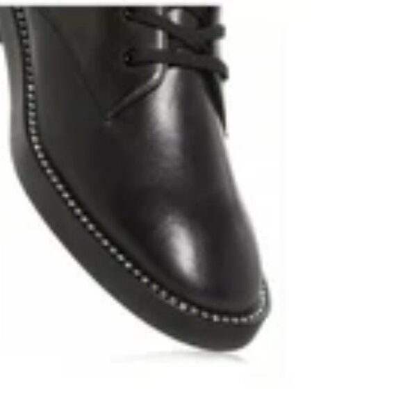 Stuart Weitzman Women's Sondra Shine Embellished Combat Boots size 6 - Picture 5 of 10